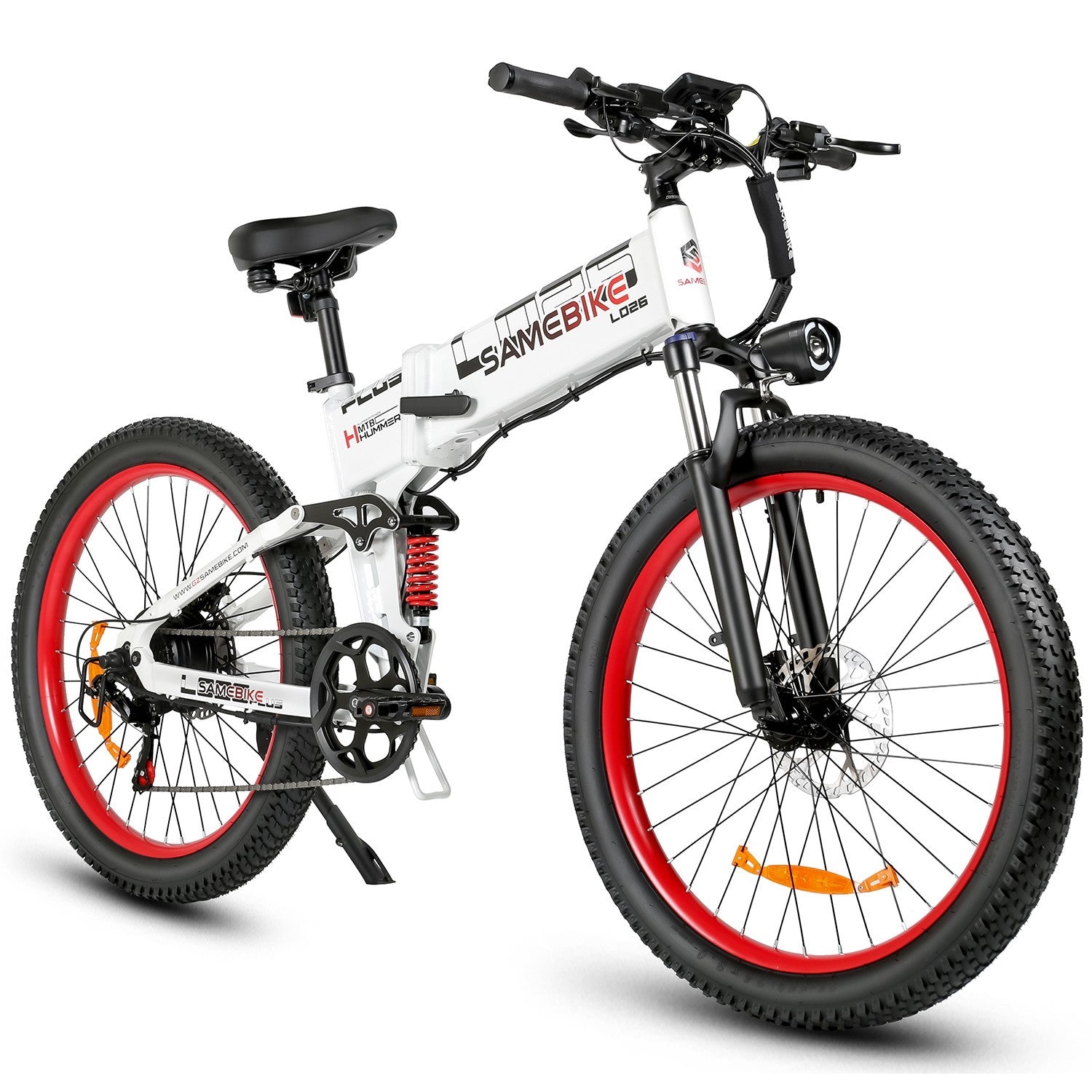E-Bike SAMEBIKE LO26 plus Electric Mountain Bike 48V 15AH 26" Bicycle Upgraded