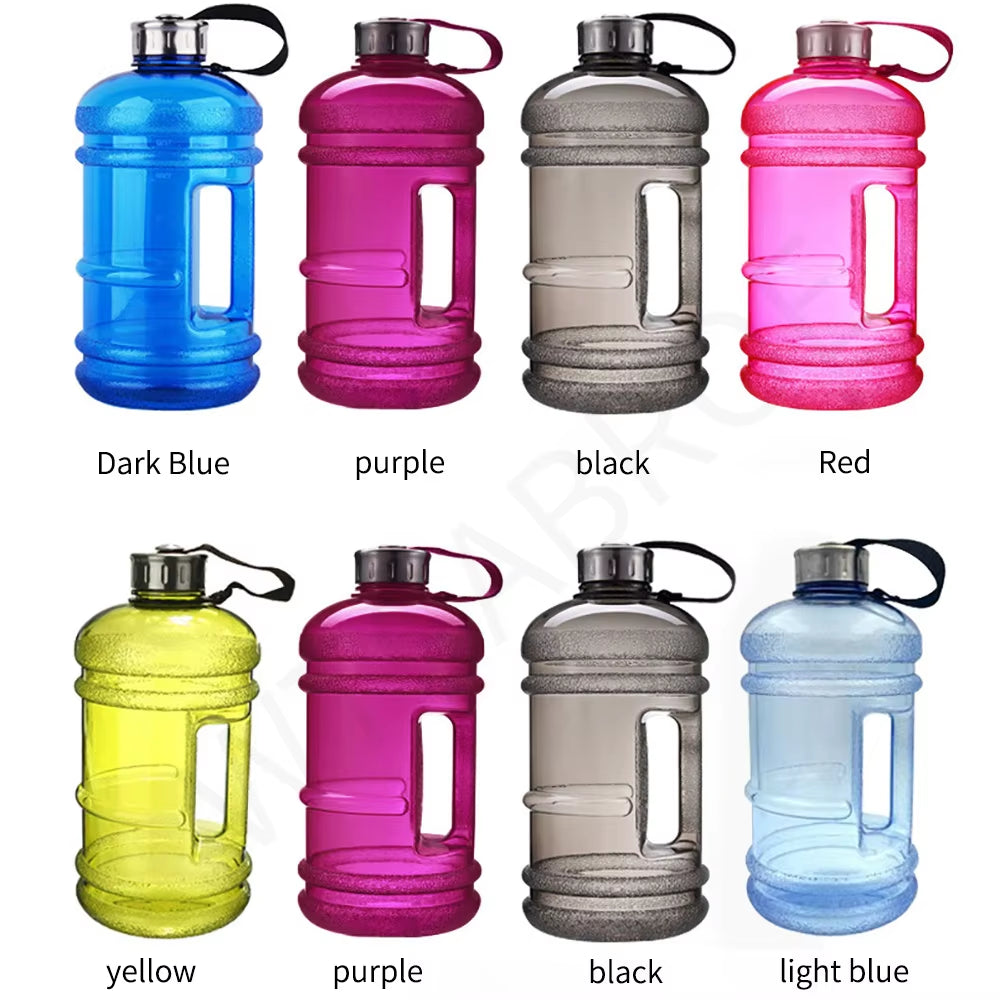 2.2L Outdoor Sports Gym Fitness Bottled Water Bottles for Training Camping Running Big Large Gourd Drink Bottle Capacity Kettle