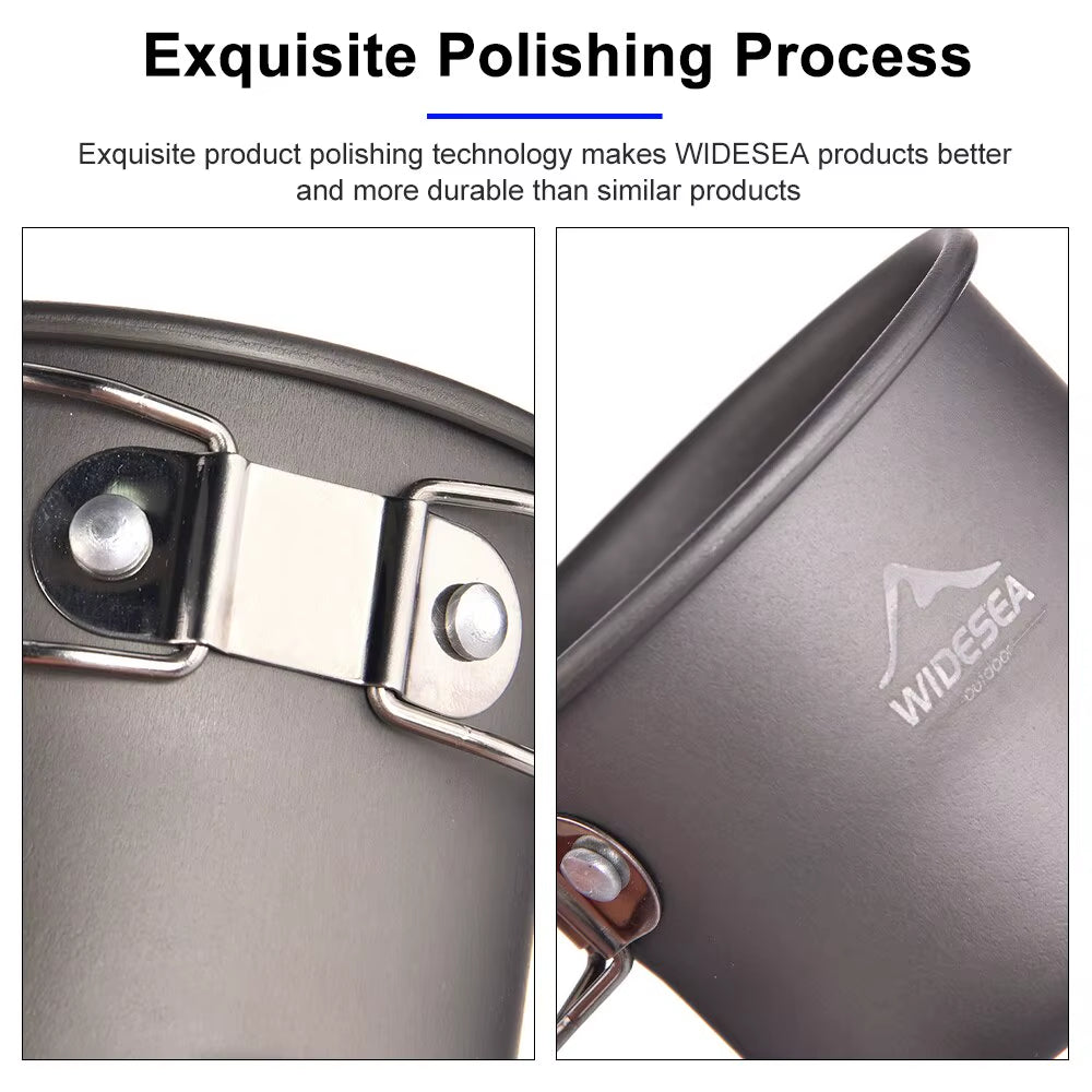 Camping Mug Outdoor Coffee Tea Aluminum Cup Tourism Tableware Picnic Cooking Supplies Equipment Tourist Trekking Hiking