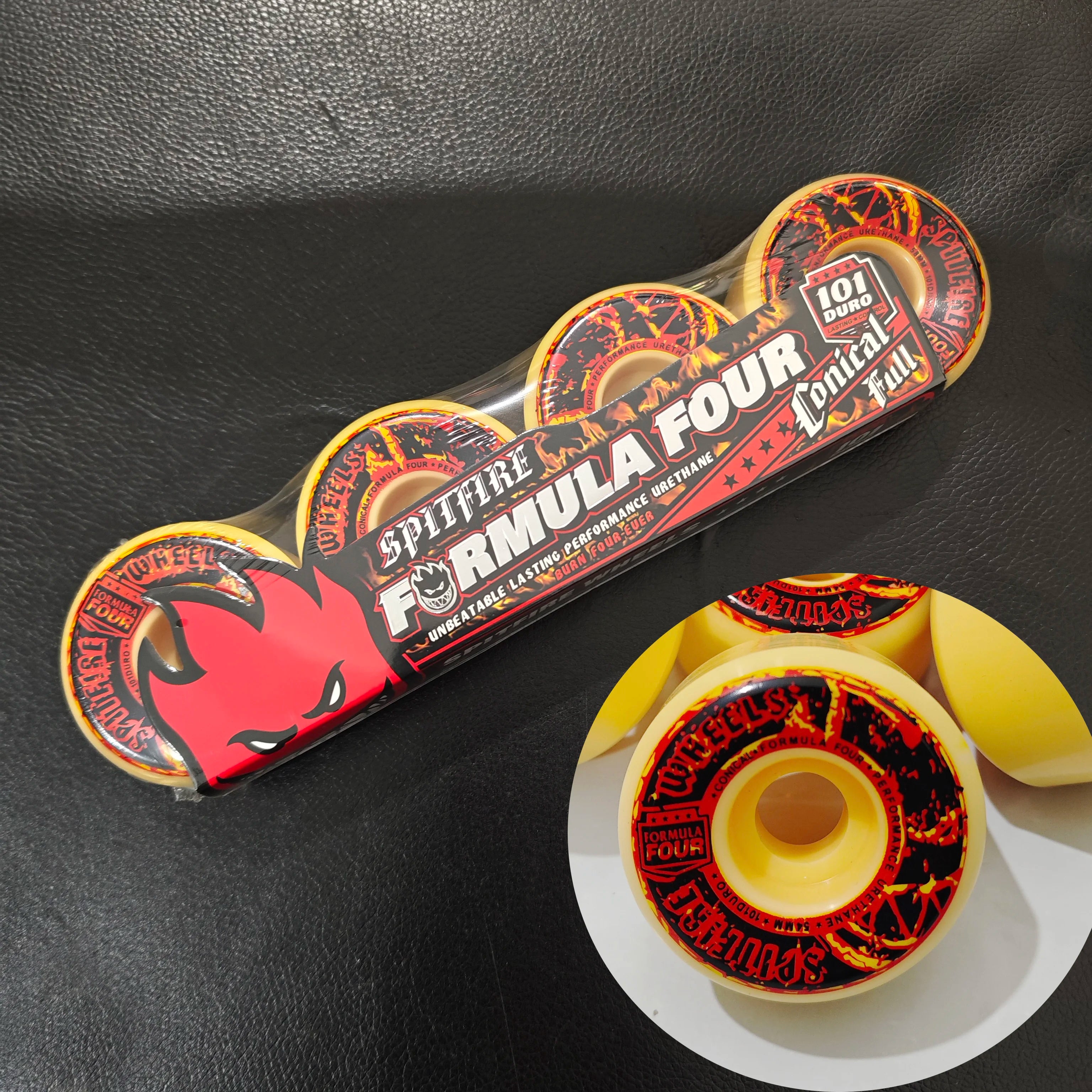 Original Spitfire Skateboard Wheel 58Mm 52Mm 101Duro 53Mm 54Mm 56Mm 99Duro 80HD Skateboard Wheel for Skateboard