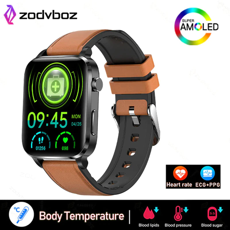 Painless Non-Invasive Blood Sugar Smart Watch Men Laser Treatment Health Blood Pressure Sport Smartwatch Women Glucometer Watch