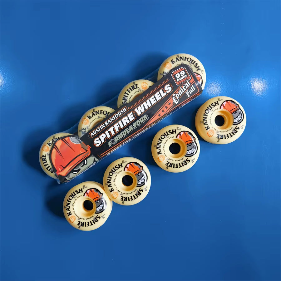 Original Spitfire Skateboard Wheel 58Mm 52Mm 101Duro 53Mm 54Mm 56Mm 99Duro 80HD Skateboard Wheel for Skateboard