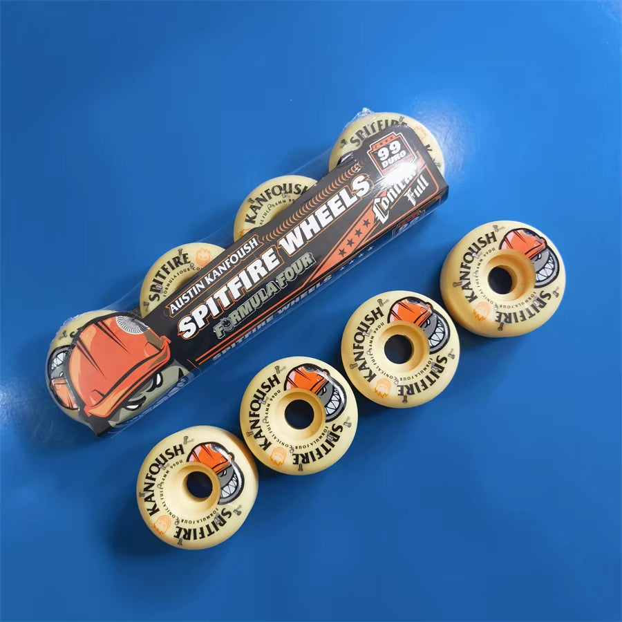 Original Spitfire Skateboard Wheel 58Mm 52Mm 101Duro 53Mm 54Mm 56Mm 99Duro 80HD Skateboard Wheel for Skateboard